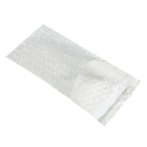 UOFFICE 1100 Clear Bubble Out Bags 4" x 7.5" Self-Sealing Pouches - 1 of 4