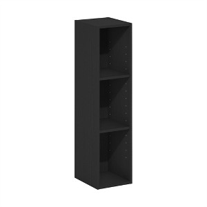 HOMLUX 3-Tier Bookcase Open Storage Bookshelf with Adjustable Shelf - 1 of 4