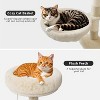 Cat Tree with Litter Box Enclosure 76 Inch Large 2 In1 Cat Tower Condo with Scratching Post, Dangling Balls, Backet & Top Perch - 4 of 4