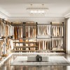Aheaplus Garment Rack with Wood Shelves - 3 of 4