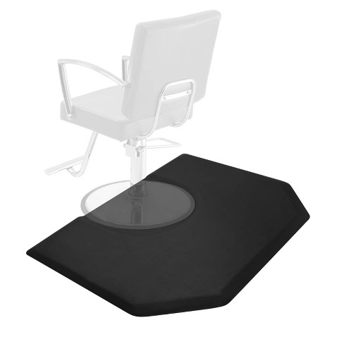 Saloniture 5 Ft. X 4 Ft. Salon & Barber Shop Chair Anti-fatigue Mat -  Marble Hexagon - 7/8 In. Thick : Target