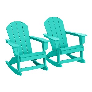WestinTrends  Outdoor Patio Porch Rocking Adirondack Chair - 1 of 4