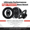 BOSS Audio Systems NX654 Onyx 6.5 Inch 400 Watt 4-Way 4 Ohm Full Range Car Audio Coaxial Stereo Speakers with Mylar Dome Tweeters, 2 Pairs - 2 of 4