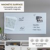 ECR4Kids MessageStor Magnetic Dry-Erase Glass Board with Magnets8in x 36in - 3 of 4