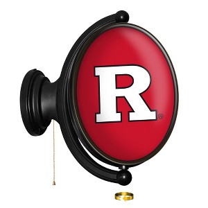 College Oval Rotating Lighted Wall Sign - 1 of 4