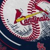 MLB St. Louis Cardinals Baseball Circle Plushlete Pillow: Sports Team Logo, Round Shape - 3 of 3