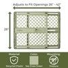 Toddleroo by North States Renew 100% Recycled Plastic Baby Gate 26"-42" - Sea Grass Green - 3 of 4