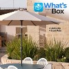 10ft Patio Table Umbrella for Outdoor Use with UV Protection, Crank & Tilt, Easy Setup, Waterproof Fabric - 2 of 4