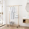 Simple Trending Double Rod Clothing Garment Rack Gold - 4 of 4