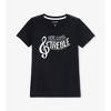 Little Blue House Here Comes Treble Women's Pajama T-Shirt Black XX-Large - 2 of 4