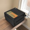 VEVOR Laser Engraver Enclosure, 31.5 x 31.5 x 19.6", Flame Retardant and Fireproof Protective Cover, with Exhaust Fan and Pipe, Black - 2 of 4