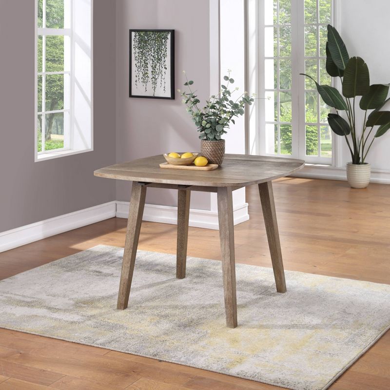 Boulder Extendable Dining Table Wire Brush Barnwood Brown - Boraam, 5 of 8