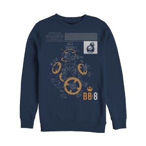 Men's Star Wars The Last Jedi BB-8 Deconstruct Sweatshirt - 1 of 3