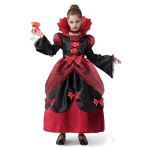 Joyfy Vampire Costume for Girls, Halloween Victorian Vampiress Dress – Perfect for Spooky Cosplay, - 1 of 4