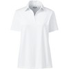 Lands' End Women's Short Sleeve Rapid Dry Sport Neck Polo Shirt - 3 of 4