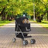 BestMassage Pet Stroller 3/4 Wheels Dog Cat Stroller Jogger Stroller with Removable Liner and Cup Holder Travel Folding Carrier - 2 of 4