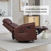 GlasFlength Massage Chairs Real Home Massage Chair Human Touch Massage Chairs Full Body Relax for Living Room, Red, 30.6"*37.5"*41.6" - 3 of 4