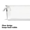 LunaLulinlk Refrigerator Organization Storage Bin Shelf, Clear - 3 of 4