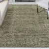 Clayton Coastal Solid Glam Shag Machine-Washable Rug - JONATHAN Y - 4 of 4