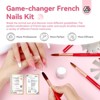 Saviland Kolinsky 5-Size Sculpt Set: #4/8/10/12/16 Acrylic Brushes for 3D Art & Extensions - Red Core Pro-Level Kit. (Size 4/8/10/12/16, Red) - 4 of 4