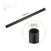 Unique Bargains PVC Water Plumb Crafts Cable Sleeve Rigid Round Pipes 14" Length - 2 of 4