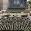 Modern Rug Soft  Non Slip Carpet Low Pile Stain Resistant Floor Cover Geometric Accent  Rug for Living Room Bedroom Nursery - 2 of 4