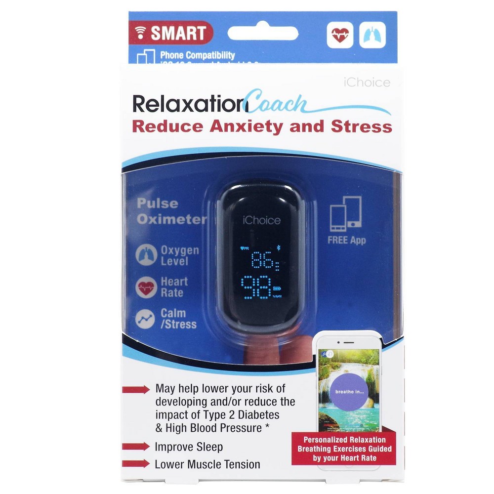 Photos - Heart Rate Monitor / Pedometer ChoiceMMed Pulse Oximeter with Relaxation Coach 