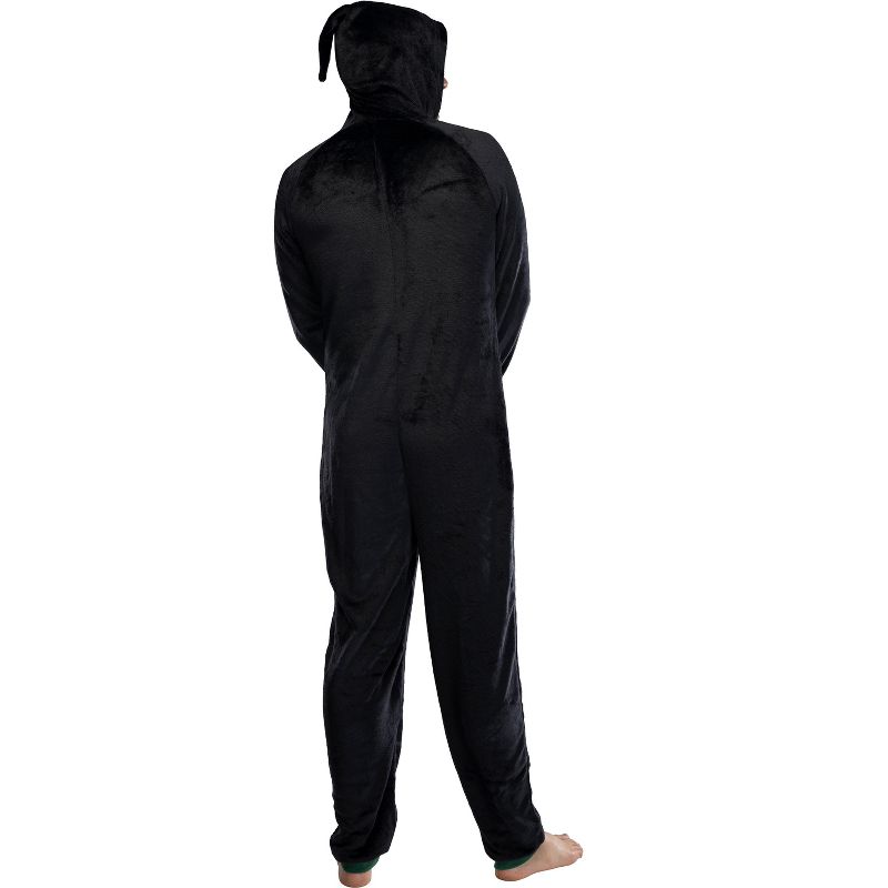 Harry Potter Adult Men's Hooded One-Piece Pajama Union Suit, 3 of 4