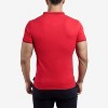 CULTURA Men's Short Sleeves 100% Cotton Polo With Jaquard Rib And Chest Rib Pocket - 2 of 4