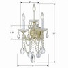 Crystorama Lighting Maria Theresa 3 - Light Sconce in  Gold - 2 of 2