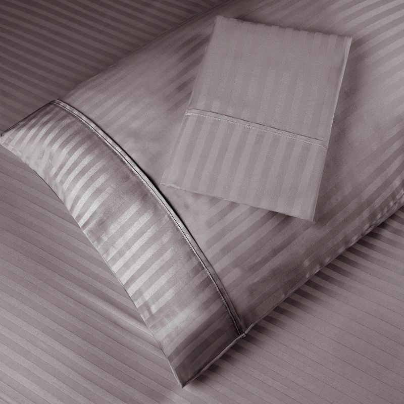 100% Premium Cotton 300 Thread Count 2 Piece Pillowcase Set by Blue Nile Mills, 2 of 6