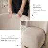 Modern Active Sitting Chair, Low Back Upholstered Armless Living Room Chairs, Slipper Chair Sofa Chair - 3 of 4