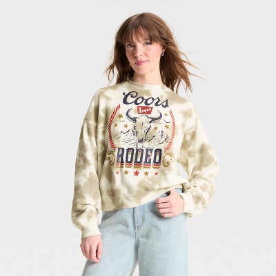 Women's Coors Rodeo Graphic Sweatshirt - Brown