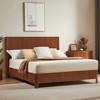 Queen Size Wooden Platform Bed with Headboard for Bedroom or Apartment - 2 of 4