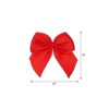 Unique Bargains Gift Packaging Accessories Mini Ribbon Bows for Fabric Craft DIY - 2 of 4