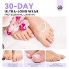 SAVILAND French Press On Toenails 216Pcs, 18 Sizes Short Square & Round Soft Gel Tips - Soak Off Fake Toe Nail Kit. - 3 of 4