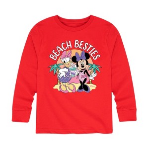 Boys' - Disney - Beach Besties Long Sleeve Graphic T-Shirt - 1 of 4