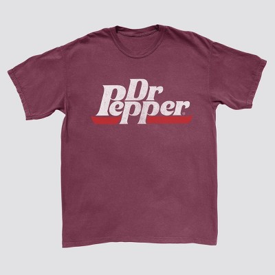 Men's Dr Pepper Short Sleeve Graphic T-Shirt - Maroon M