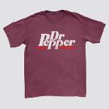 Men's Dr Pepper Short Sleeve Graphic T-Shirt - Maroon