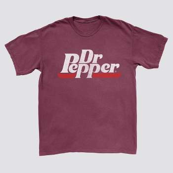 Men's Dr Pepper Short Sleeve Graphic T-Shirt - Maroon