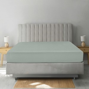 Microfiber Fitted Sheets Deep Pocket Up to 16-Inch , Ultra Soft , Easy Fit , Hypoallergenic Fitted Bed Sheets - Lux Decor Collection - 1 of 4