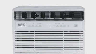 BLACK+DECKER 8,000 BTU White Inverter Window Air Conditioner with Remote