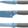 BergHOFF Leo 3Pc Kitchen Knife Starter Set, Blue - 2 of 4