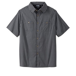KingSize Men's Big & Tall Striped Short-Sleeve Sport Shirt - 1 of 4