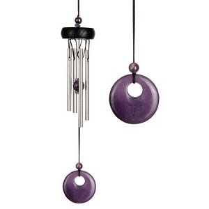 Woodstock Windchimes Precious Stones Chimes Amethyst  Wind Chimes For Outside  Wind Chimes For Garden  Patio  and Outdoor DÃƒÂ©cor  12"L - 1 of 4