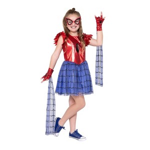 Marvel Kids' Spider-Man Halloween Costume Dress - Red  12-14 - 1 of 4