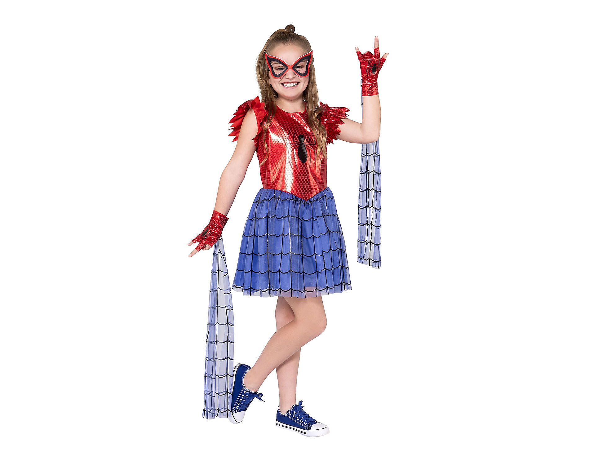 Marvel Kids' Spider-Man Halloween Costume Dress - Red  12-14
