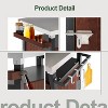 LunaLulinlk Cart with Stainless Steel Tabletop, Storage, Patio Kitchen Island with Wheels, Hooks, and Spice Rack - 2 of 4