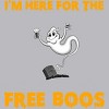Men's Design By Humans I'm Here For The Free Boos Funny Halloween Ghost Shirt By Galvanized Tank Top - 2 of 4