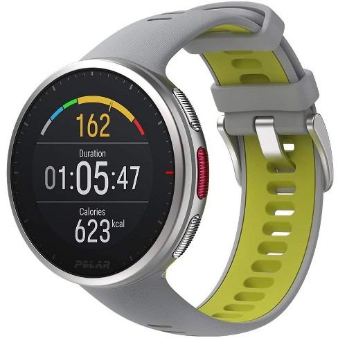 Polar Vantage V2 - Premium Multisport Smartwatch Hr Measurement - For  Iphone & Android - With Bonus Heart Rate H10 Monitor Included!!-  M/l-gray/lime : Target